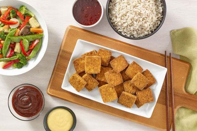 Air-Fried Tofu Nuggets